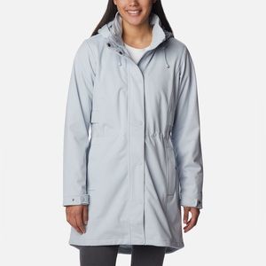 Columbia Sportswear Women’s Stone Meadow Softshell Jacket, Cirrus Grey, size XL